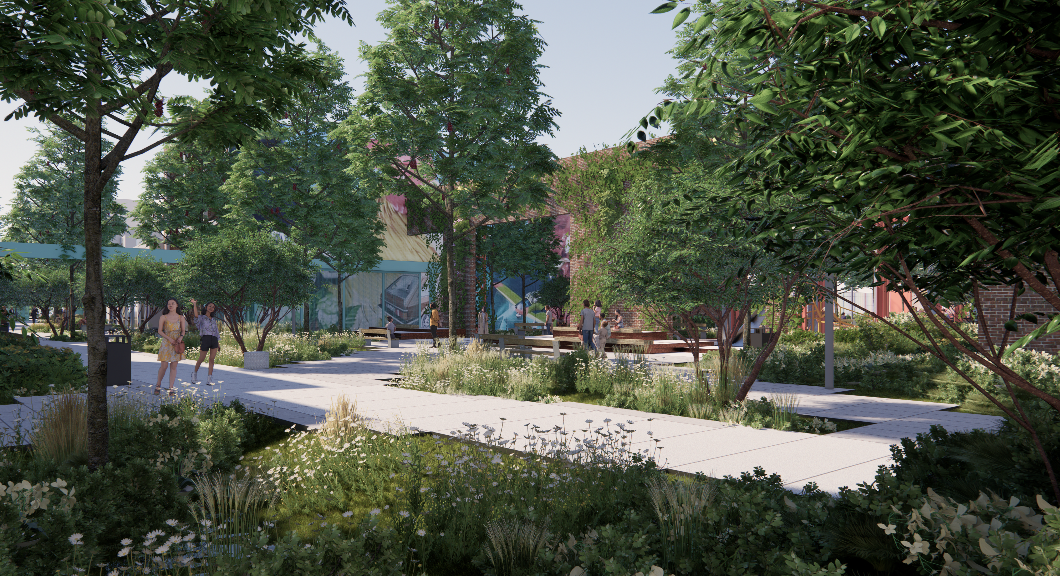Un nouveau parc se dessine dans le quartier Heyvaert